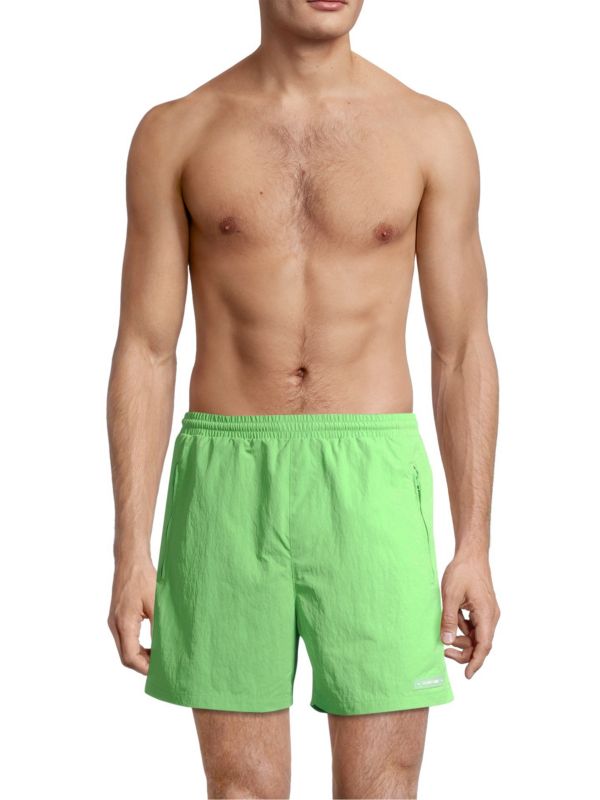 Helmut Lang Neon Swim Shorts